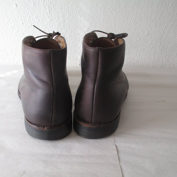 Charles Tyrwhitt Chukka Boots 9.5 D Lace Up Brown Leather Made in England Vibram main image 6